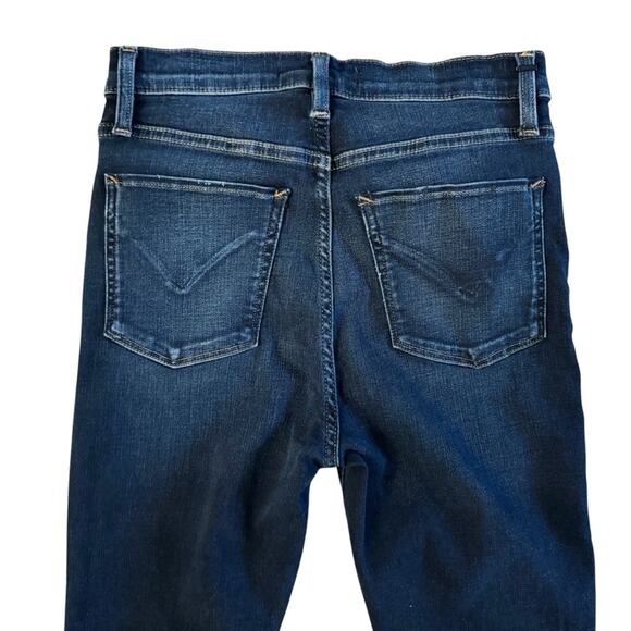 Hudson Barbara Super Skinny Jeans women size 27 Blue Dark Wash high rise Bodycon - Picture 11 of 11